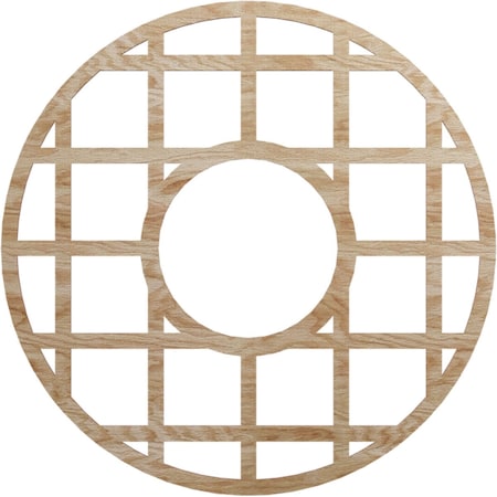 Ekena Millwork O'Neal Wood Fretwork Pierced Ceiling Medallion, Red Oak, 32"OD x 11 5/8"ID x 1/4"T CMWP32X32X0250ONRO